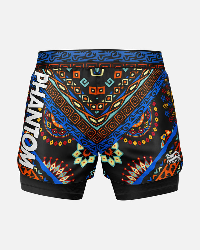 Shorts de MMA Phantom Athletics Fusion 2in1 – Multicolore