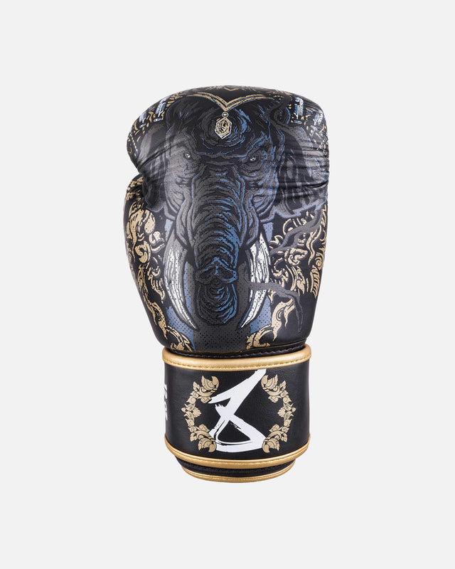 8 WEAPONS Boxhandschuhe Three Elephants 2.0 – Schwarz/Gold