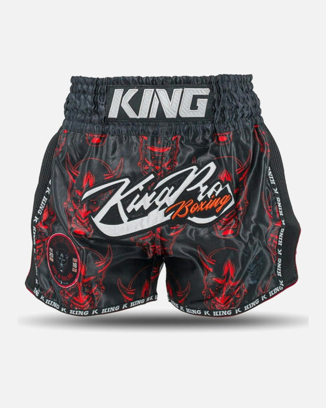 Pantaloncini Muay Thai King Pro Boxing Devil – Nero