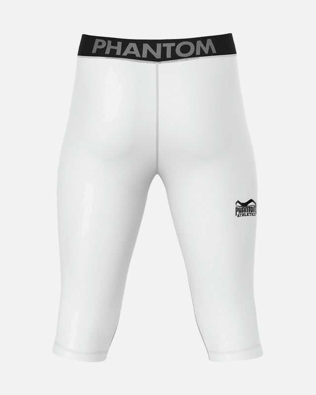 Phantom Athletics Kompressionsshorts APEX 3/4 – Weiß
