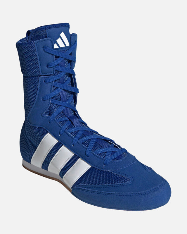 Chaussures de boxe Adidas Box Hog Classic – Bleu/Blanc