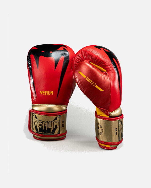 Guantes de boxeo Venum Giant 3.0 – Rojo/Amarillo/Oro