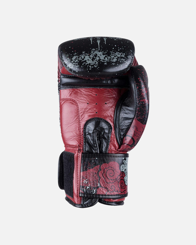 8 WEAPONS Boxhandschuhe Hanuman Yant – Schwarz/Rot