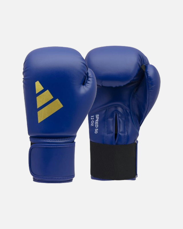 Guantes de boxeo Adidas Speed 50 – Azul/Oro