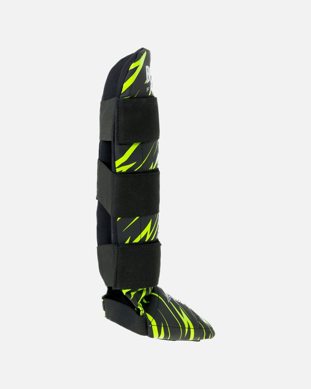 Espinilleras Booster Combat Series 5 Niños – Negro