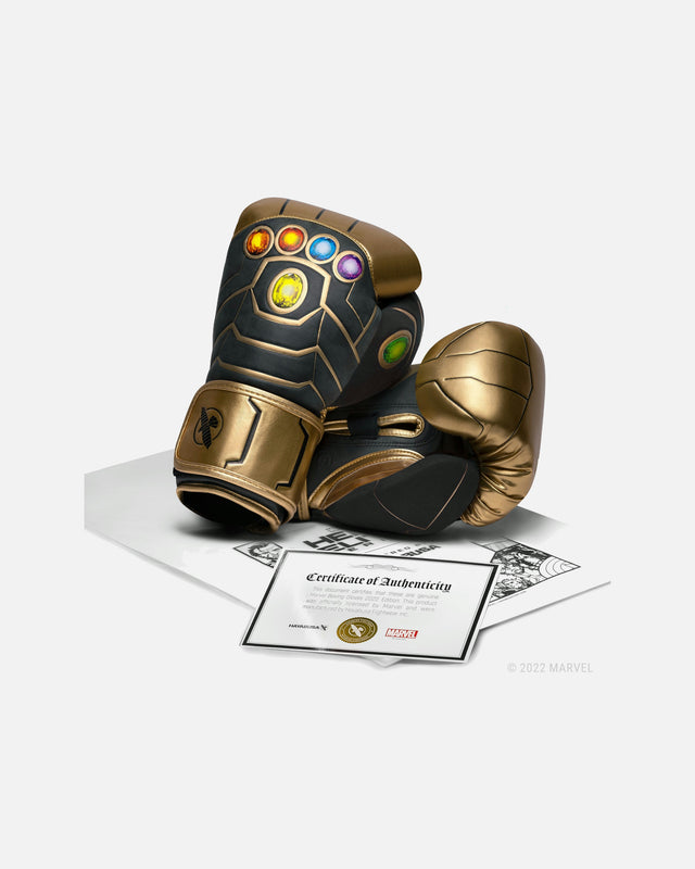 Hayabusa Boxhandschuhe Thanos – Gold/Schwarz