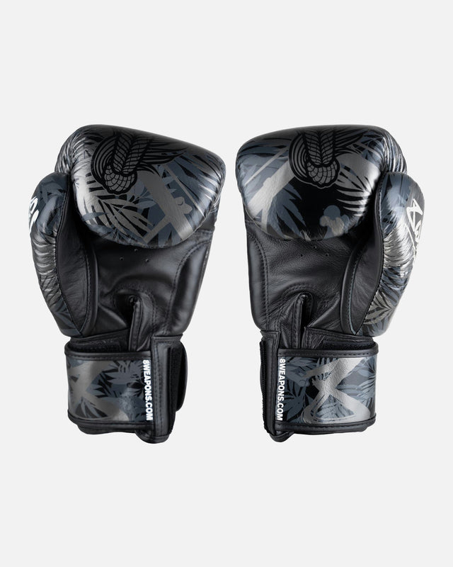 8 WEAPONS Boxhandschuhe Bone Island – Schwarz