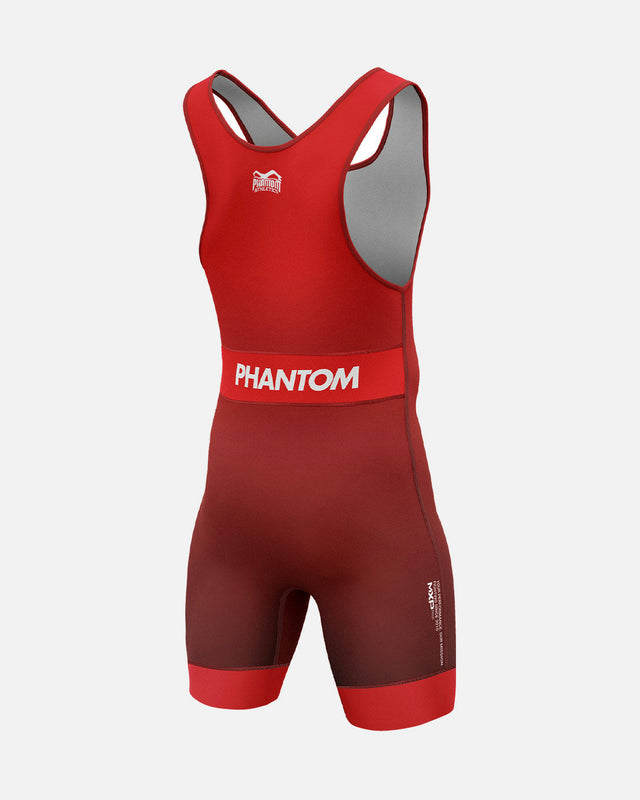 Singlet de lutte Phantom Athletics Apex – Rouge