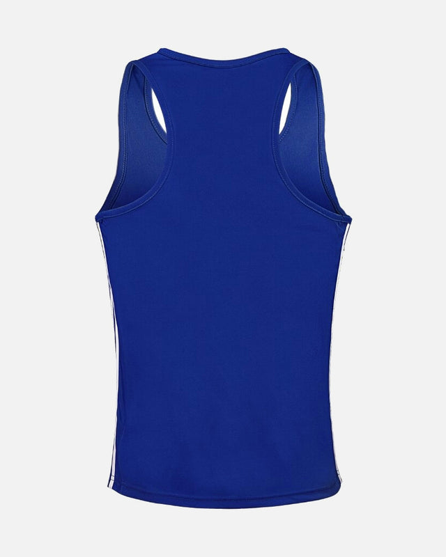 Adidas Boksshirt Punch Line - Blau/Weiß