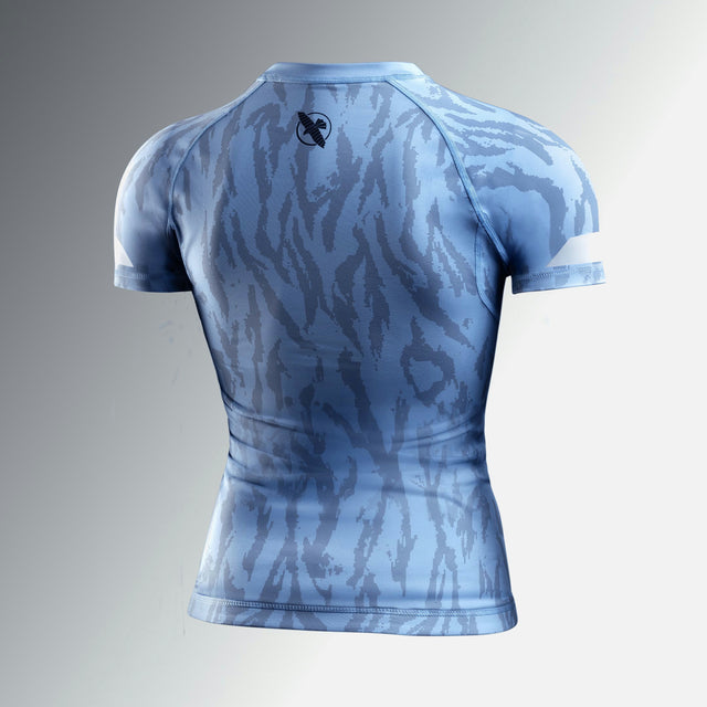 Hayabusa Rashguard Apex Vantage Kurzarm Damen – Blau