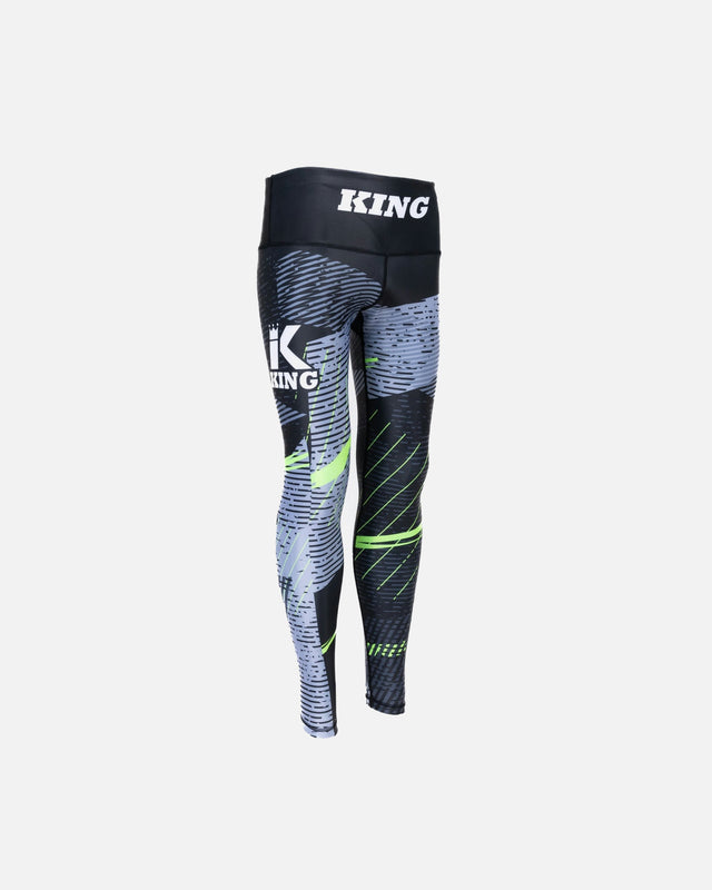 King Pro Boxing Compressie Shorts Shadow Dames - Zwart