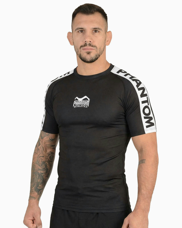 Phantom Athletics Rashguard EVO Apex Maniche Corte – Nero