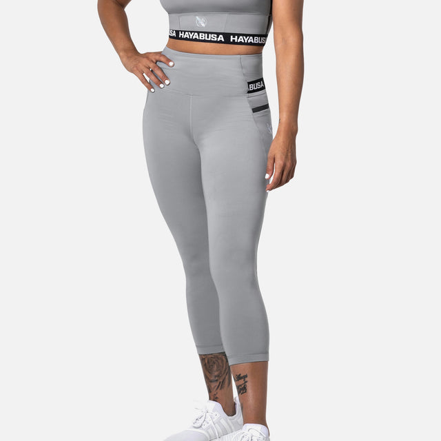 Hayabusa Leggings High Rise 3/4 Damen – Grau