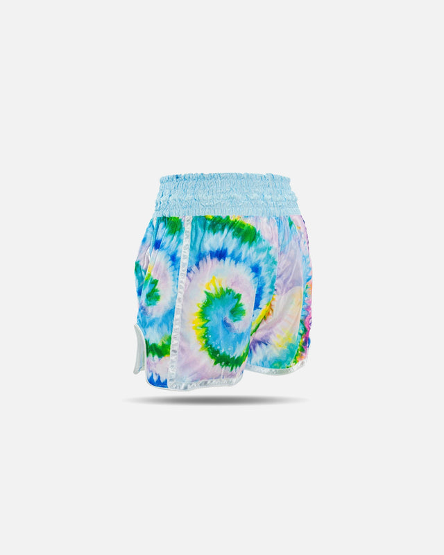 Shorts de Muay Thai Booster TBT Swirl – Bleu