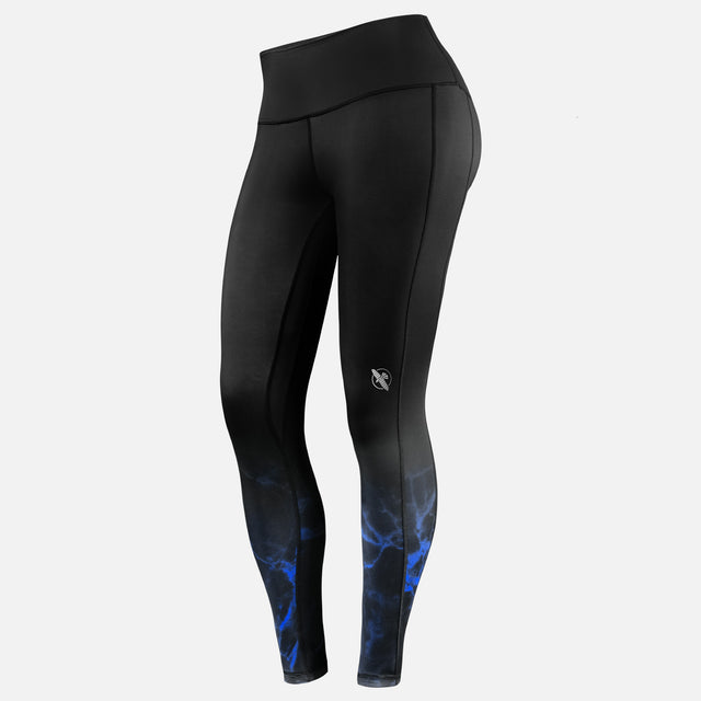 Hayabusa x UFC BJJ Leggings für Damen – Schwarz/Blau