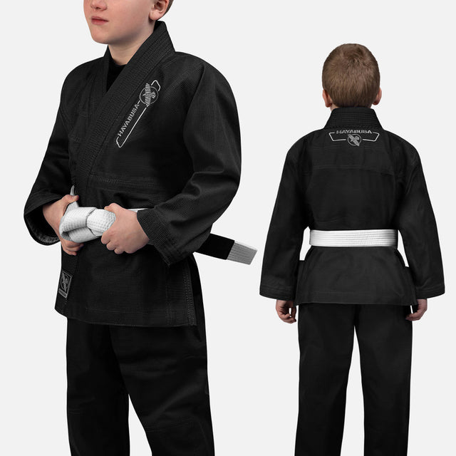 Kimono BJJ Hayabusa Essential Bambini – Nero