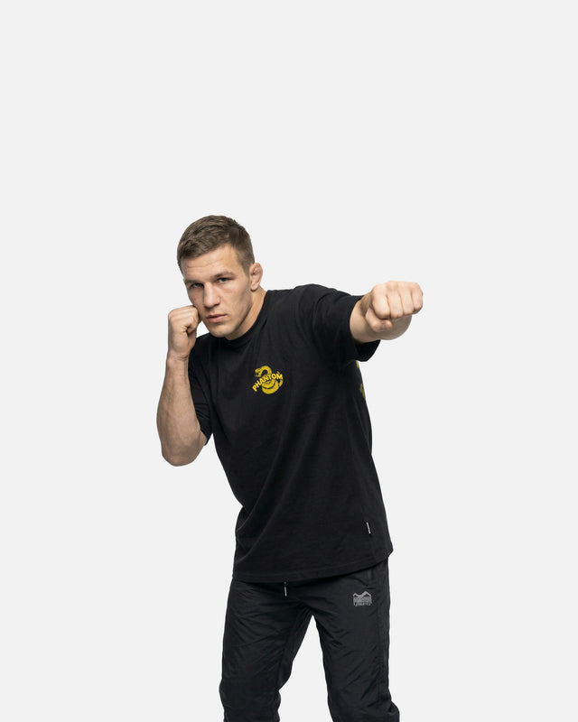 T-Shirt Phantom Athletics DON'T TREAD ON ME – Nero/Giallo