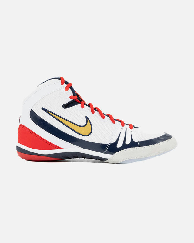 Nike Worstelschoenen Freek SE - Wit/Goud/Marineblauw