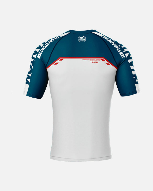 Rashguard Phantom Athletics EVO Apex Manches courtes – Bleu