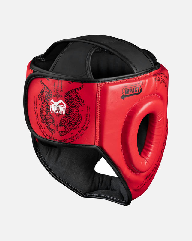 Casco Muay Thai Phantom Athletics – Rosso