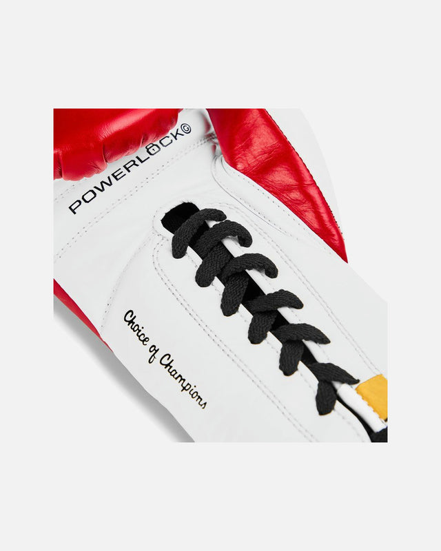 Everlast Profi-Boxhandschuhe Powerlock OG Pro – Rot/Weiß