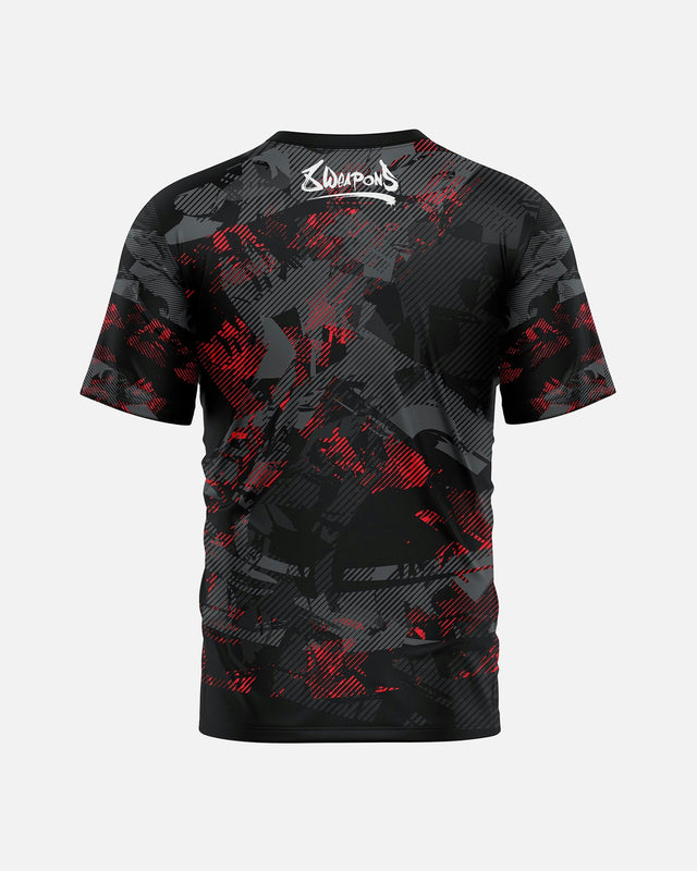 8 WEAPONS T-Shirt Hit 2.0 – Black/Red