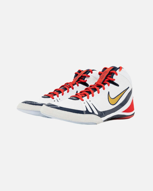 Nike Worstelschoenen Freek SE - Wit/Goud/Marineblauw