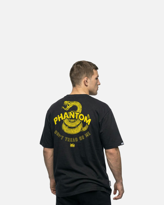 T-Shirt Phantom Athletics DON'T TREAD ON ME – Nero/Giallo