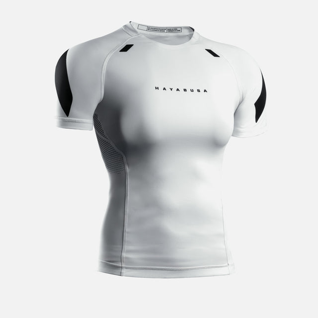 Hayabusa Rashguard Pro Ranked Kurzarm Damen – Weiß