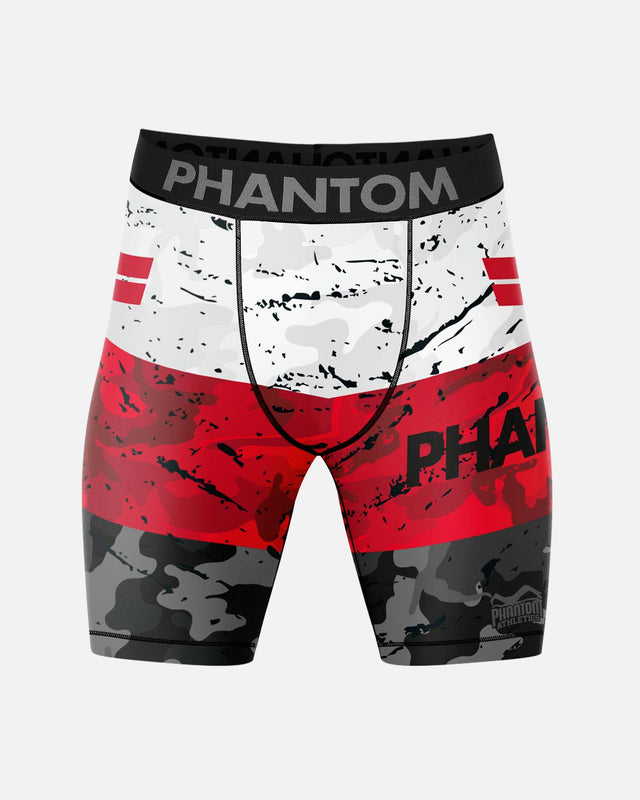 Phantom Athletics Kompressionsshorts Vector Delta – Rot