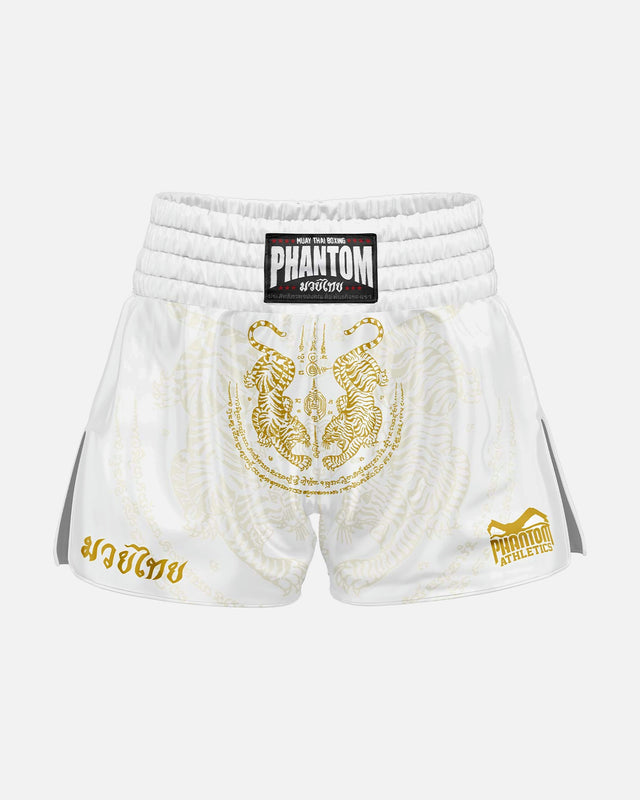Pantaloncini Muay Thai Phantom Athletics Sak Yant – Nero/Oro