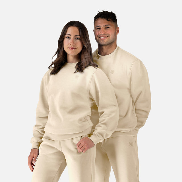 Felpa Hayabusa Essential Crewneck – Beige