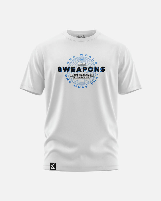 T-shirt 8 WEAPONS 1W1MT Oversize – Blanc
