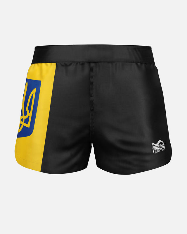Pantaloncini MMA Phantom Athletics Fusion-R Team Ukraine – Blu/Giallo