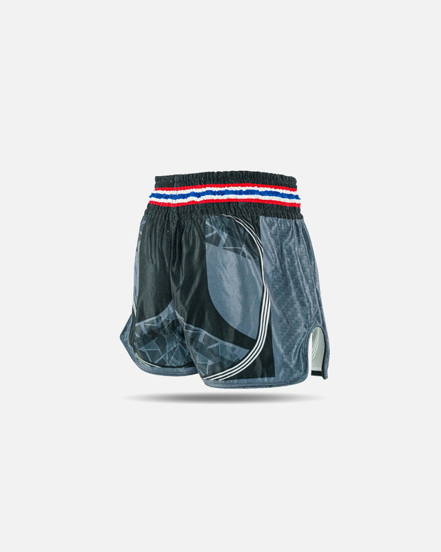 Shorts de Muay Thai King Pro Boxing Flag – Noir