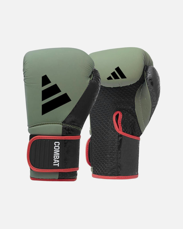 Boxerské rukavice Adidas Combat 50 – Zelené/Černé