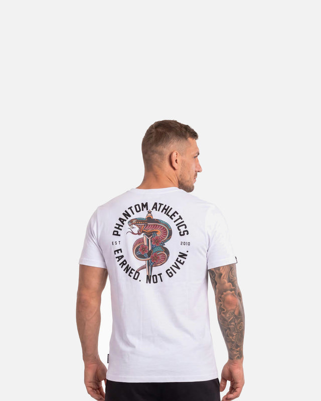 T-Shirt Phantom Athletics Serpent – Blanc