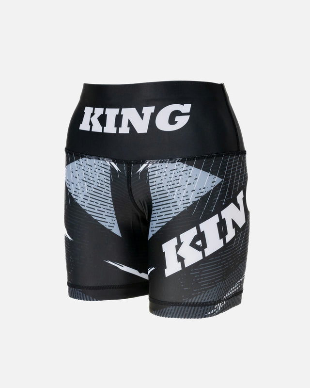 King Pro Boxing Kompressionsshorts Shadow 1 für Damen – Schwarz