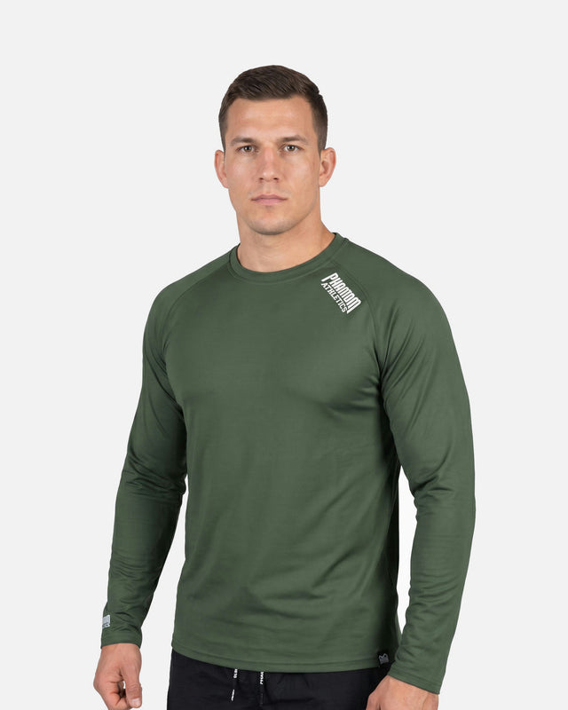 T-shirt d'entraînement Phantom Athletics Tactic Manches longues – Vert