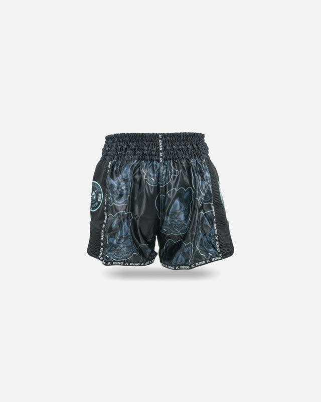 Pantaloncini Muay Thai King Pro Boxing Demon – Nero