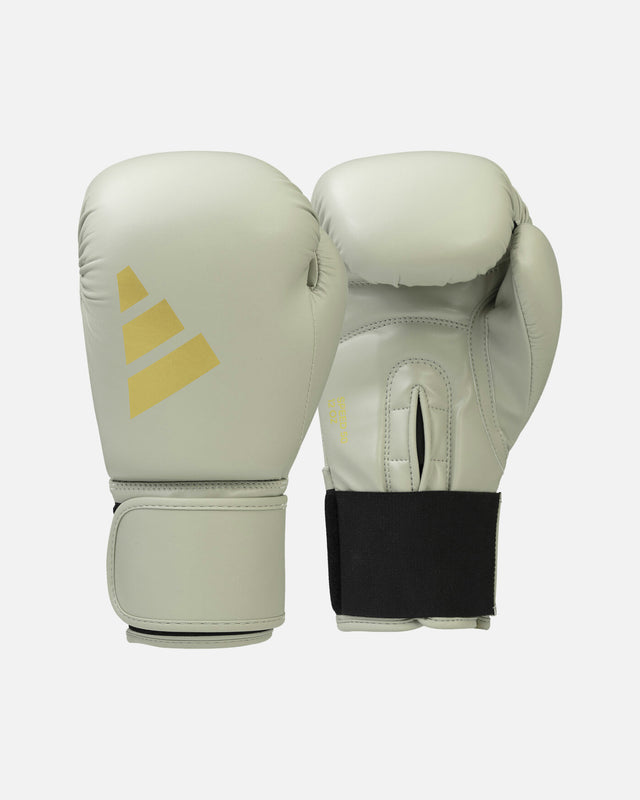 Guantes de boxeo Adidas Speed 50 – Aluminio/Oro