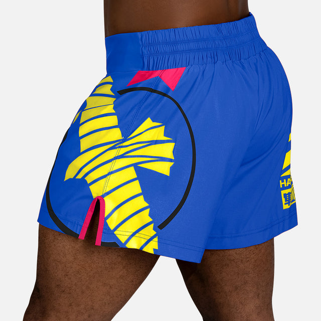 Hayabusa Muay Thai Shorts Icon – Blue/Yellow