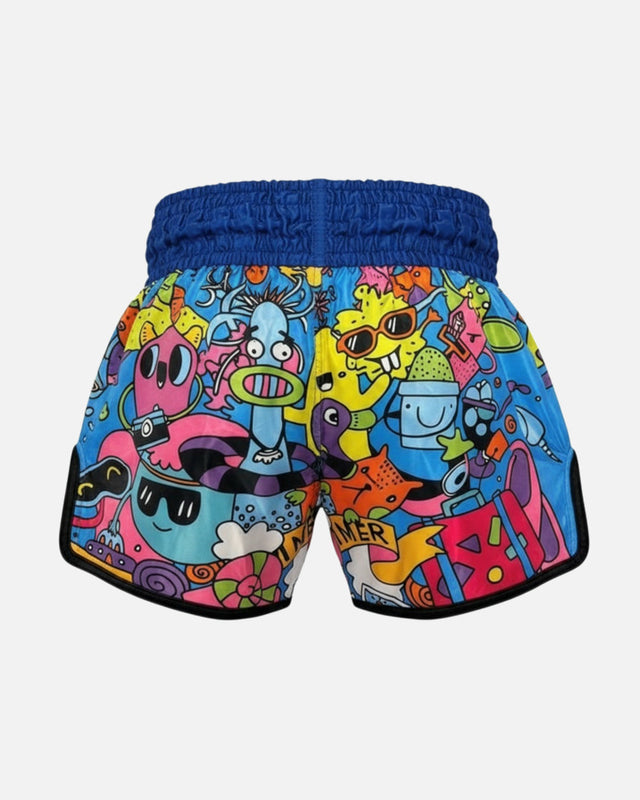 Shorts de Muay Thai Blegend Legend 11 – Bleu