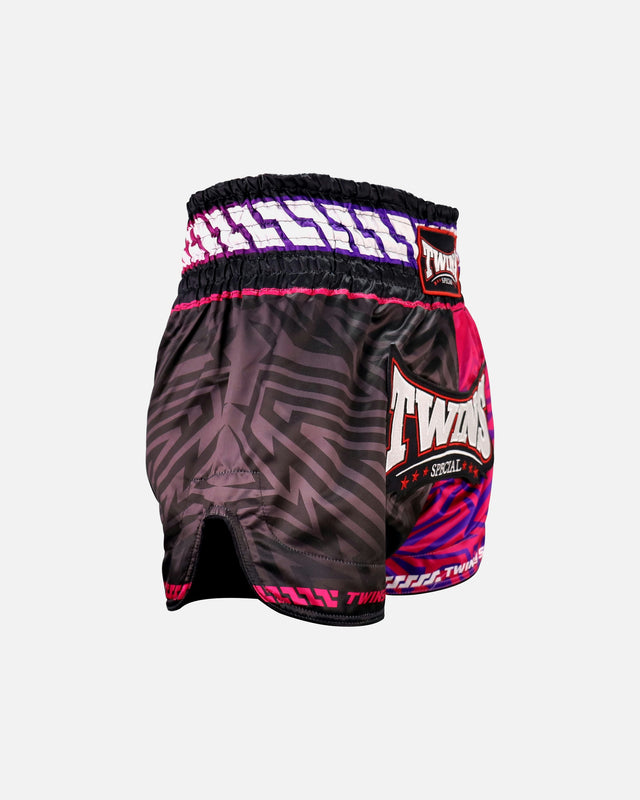 Twins Muay Thai Shorts TTBL Maze – Pink