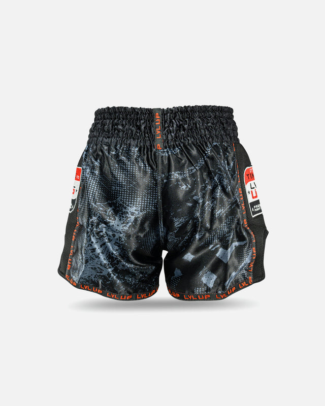 Pantaloncini Muay Thai LVL UP TKO – Nero
