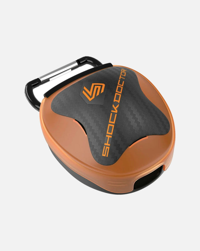 Caja de protector bucal Shock Doctor - Naranja