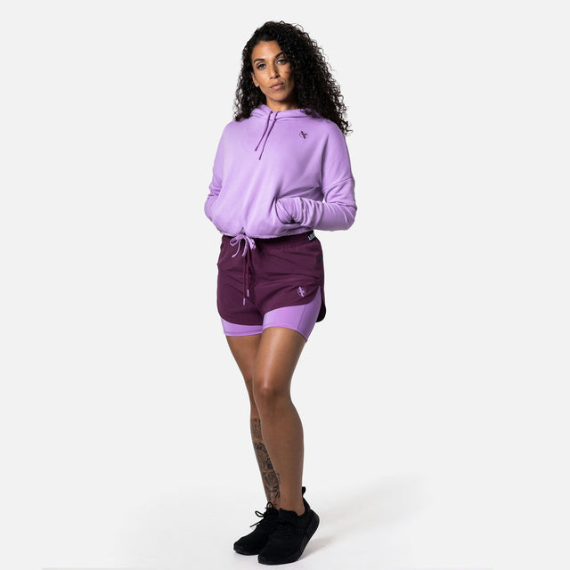 Pantaloncini da allenamento Hayabusa da donna – Vino