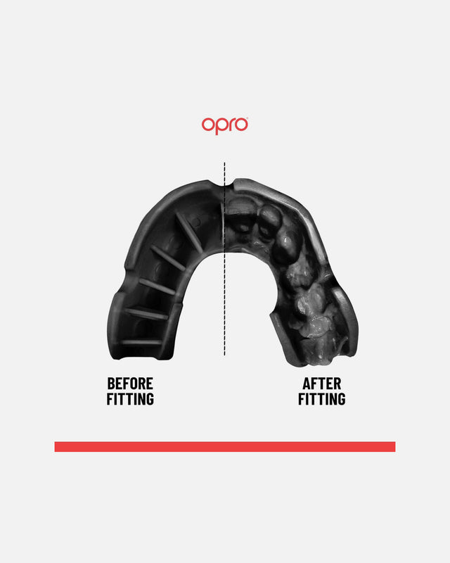 Paradenti OPRO UFC Silver – Rosso/Nero
