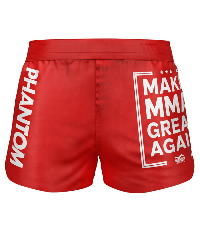 Shorts de MMA Phantom Athletics Fusion-R Make MMA Great Again – Rouge