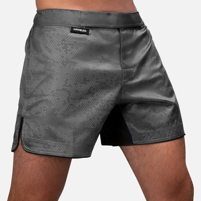 Pantalones de MMA Hayabusa Hex Mid-Thigh – Gris